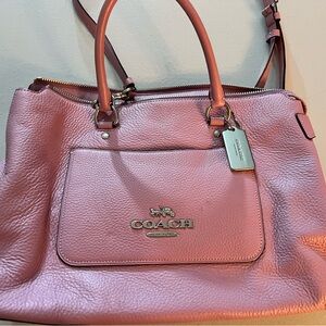 Pink satchel purse